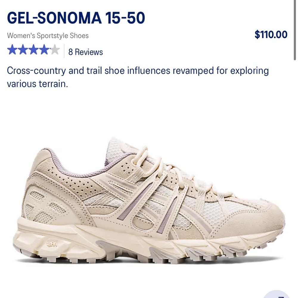 BRAND NEW ASICS GEL-SONOMA 15-50